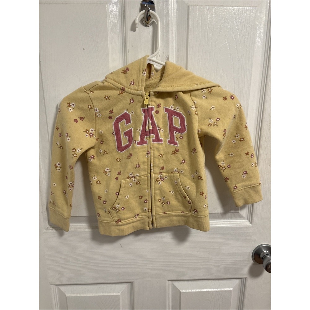 Yellow Gap Hoodie Kids 5t